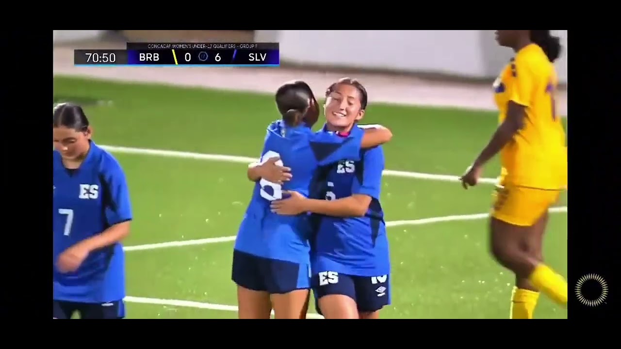 KYLIE GUARDADO 2 GOALS EL SALVADOR VS BARBADOS SUB 17 CALIFICATORIO PREMUNDIAL SUB 17 #SOCCER 