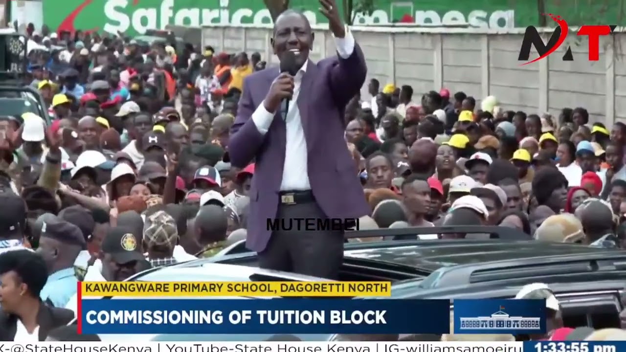 GACHAGUA AUNA AKILI KABISA!RUTO GOES VIRAL AFTER THIS SPEECH IN KAWANGWARE!