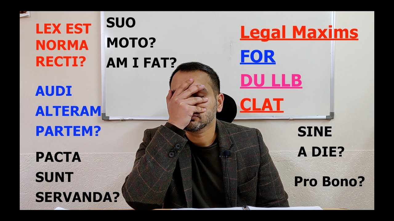 Legal Maxims & Phrases | CLAT2025 CUETPG-LLB 2025  | Part 1