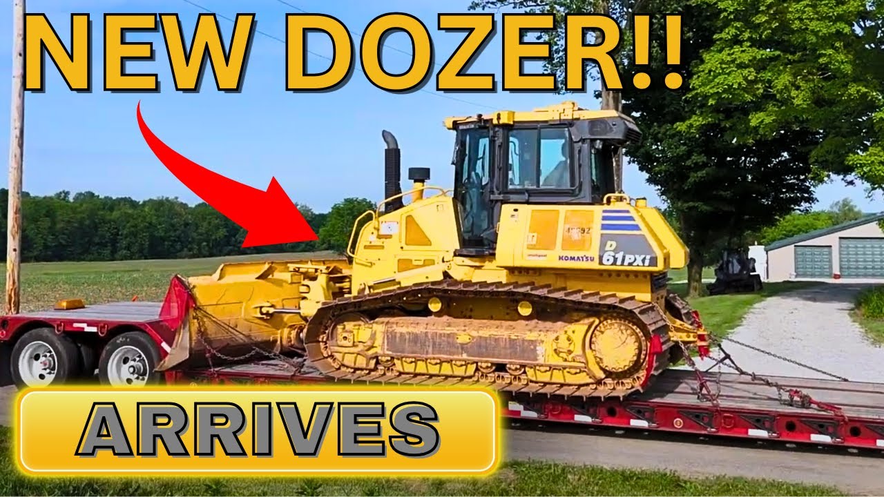 New Komatsu Dozer Arrives!!