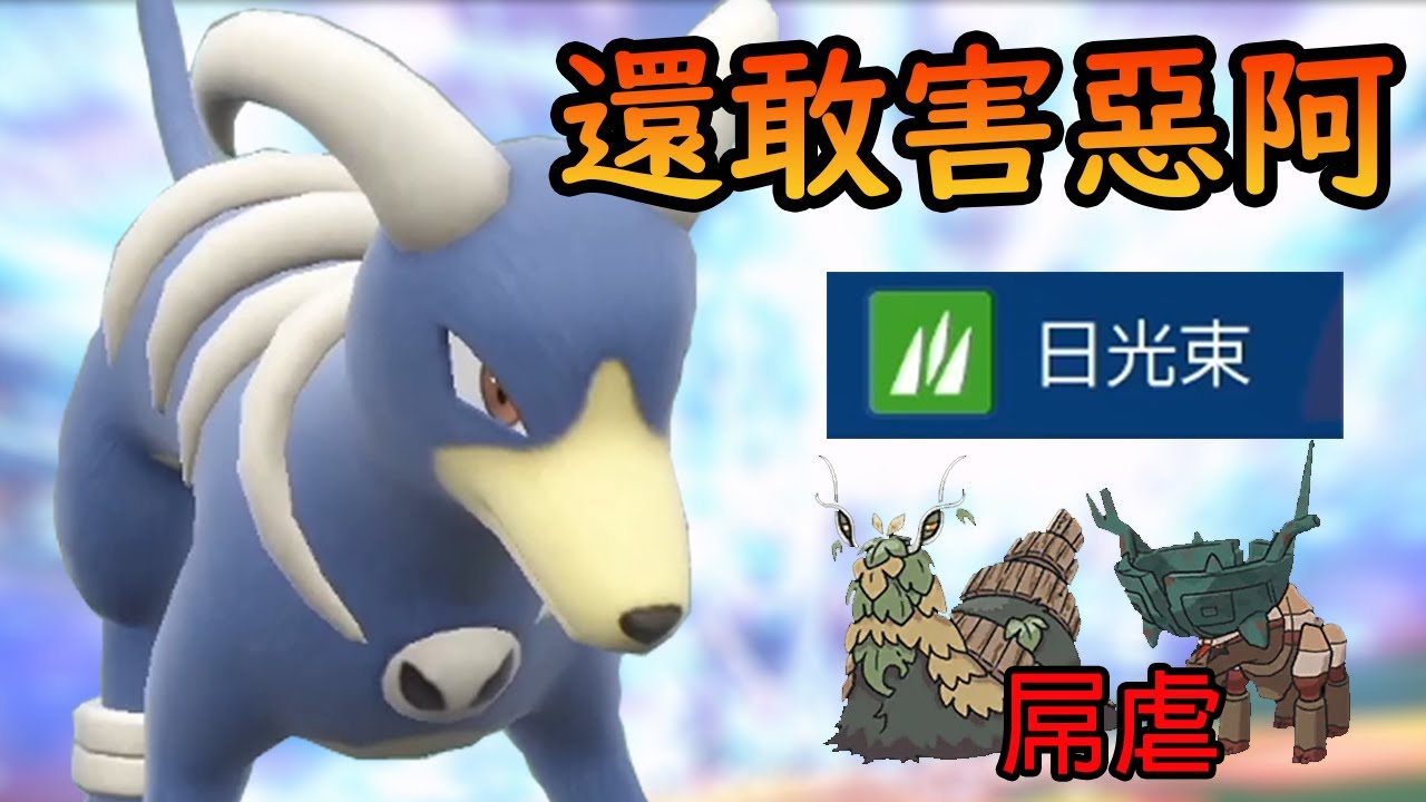 《寶可夢朱／紫》沒看過這麼狠的黑魯加吧！古鼎鹿跟古簡蝸都一樣給你射穿！【Smite】