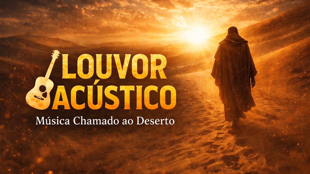 Chamado ao Deserto | Louvor Acústico Cristão para Oração | Entre a Cruz e o Milagre