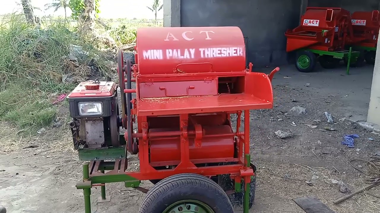RICE THRESHER (SNAP ON / DETACHABLE THRESHING DRUM)