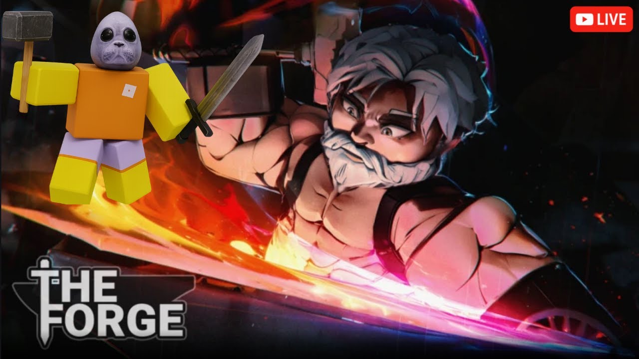 Live - The Forge Roblox Grinding