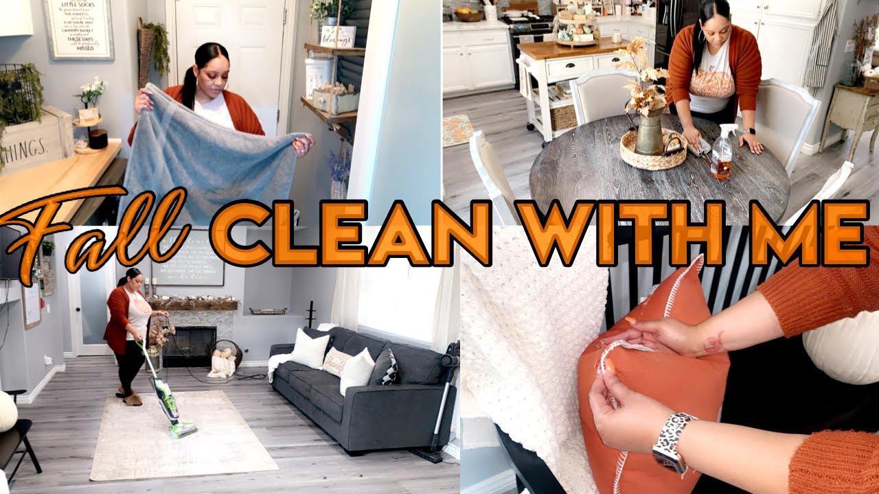 FALL CLEAN WITH ME | CLEANING ROUTINE | CLEANING MOTIVATION