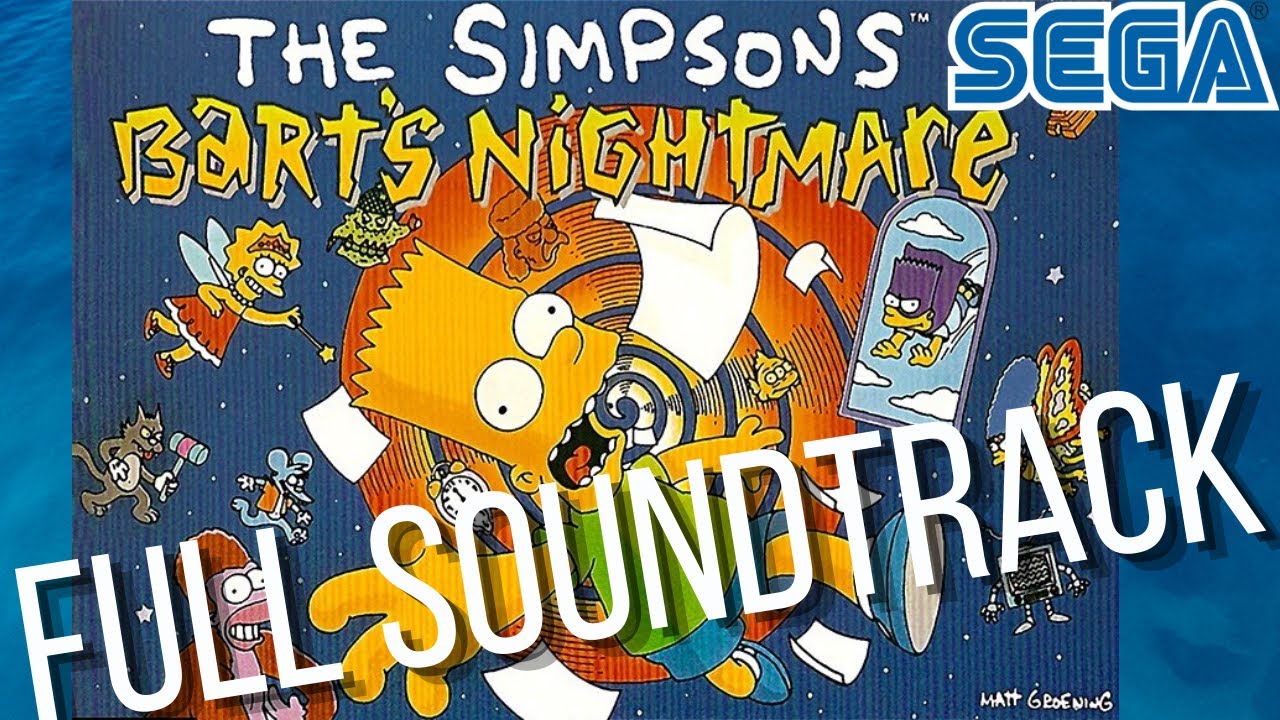 The Simpsons Bart's Nightmare Soundtrack OST Sega