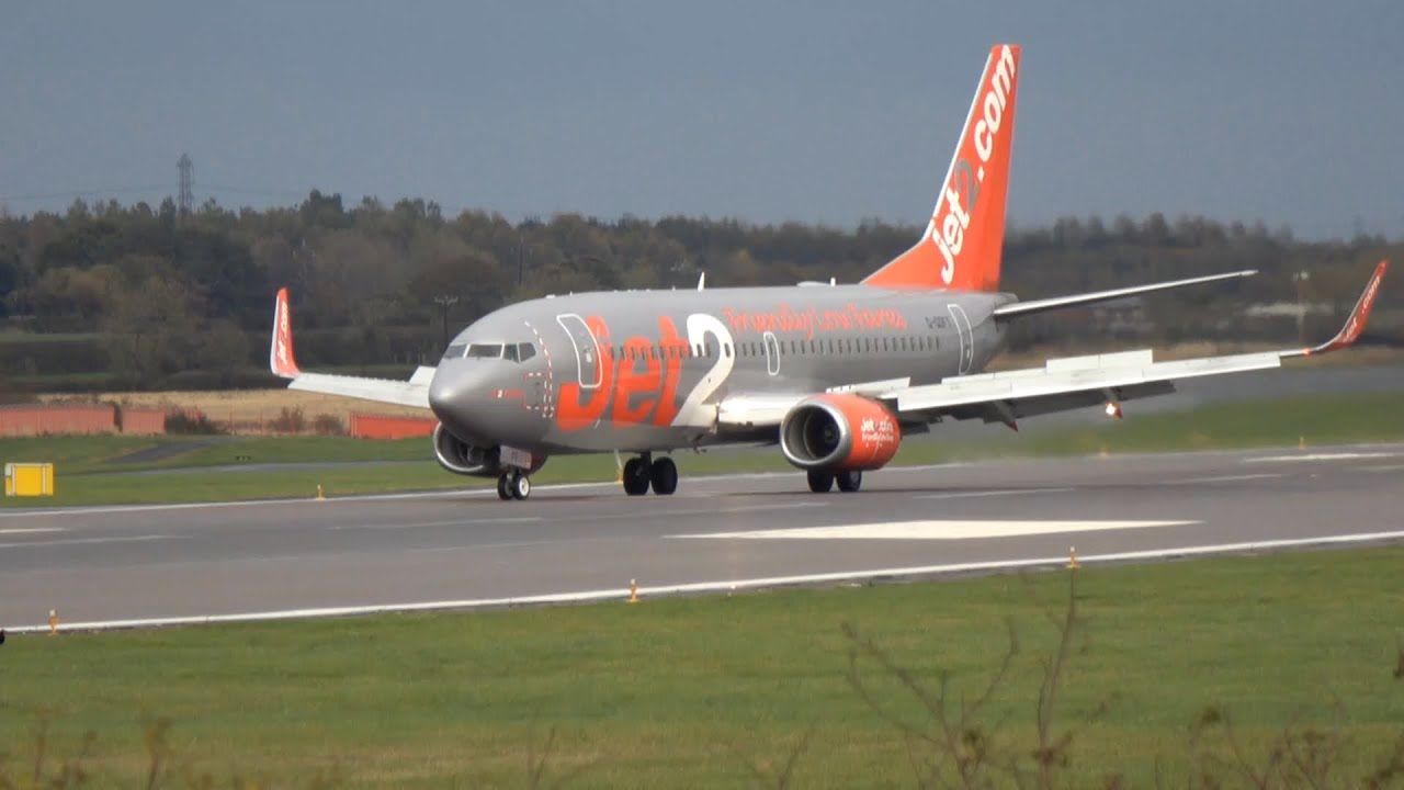 Rare Jet2 B737-300 CLASSIC Departure at Newcastle Airport! [4K] 