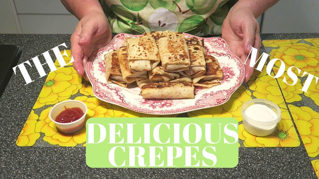 Blintzes (Crepes) With Meat | Yummy Recipe