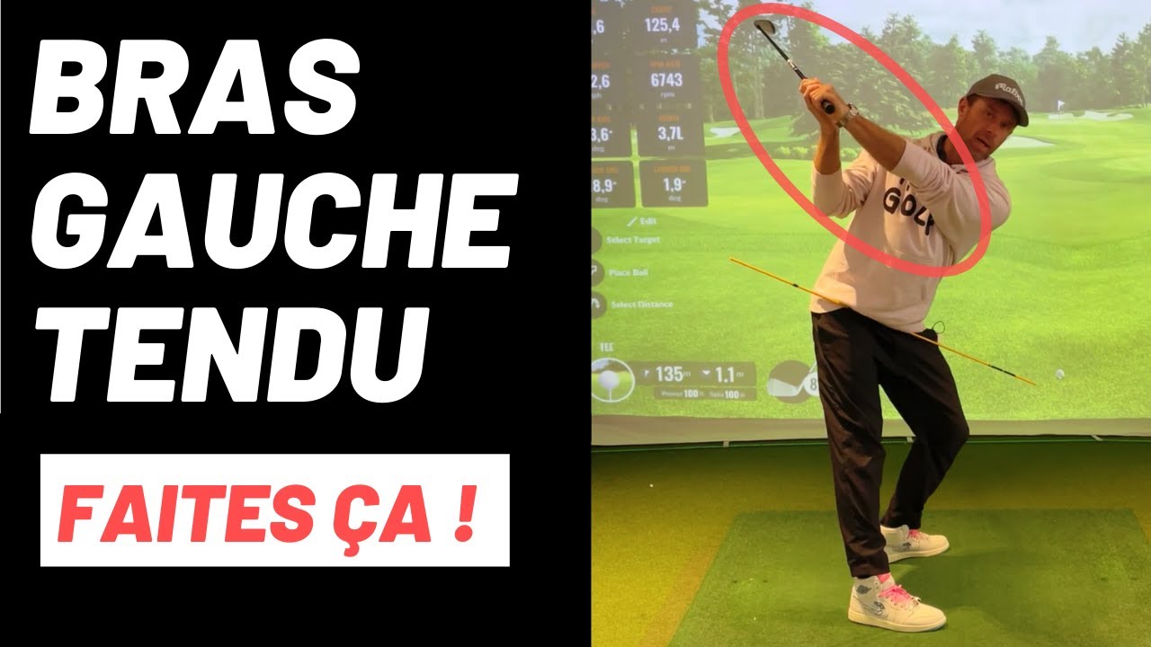 Comment garder le bras gauche tendu au backswing