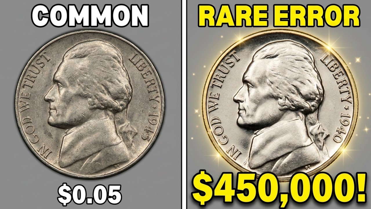 Double Die Alert!  The Most Expensive Jefferson Nickel Errors to Look For In 2026