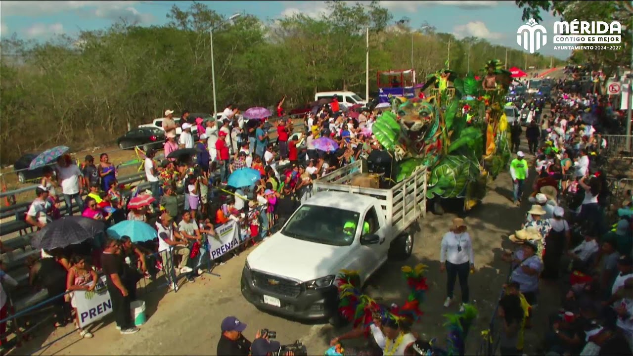 EN VIVO: DESFILE DOMINGO DE BACHATA.#CarnavaldeMéridaAmazónico2025#MéridaContigoEsMejor