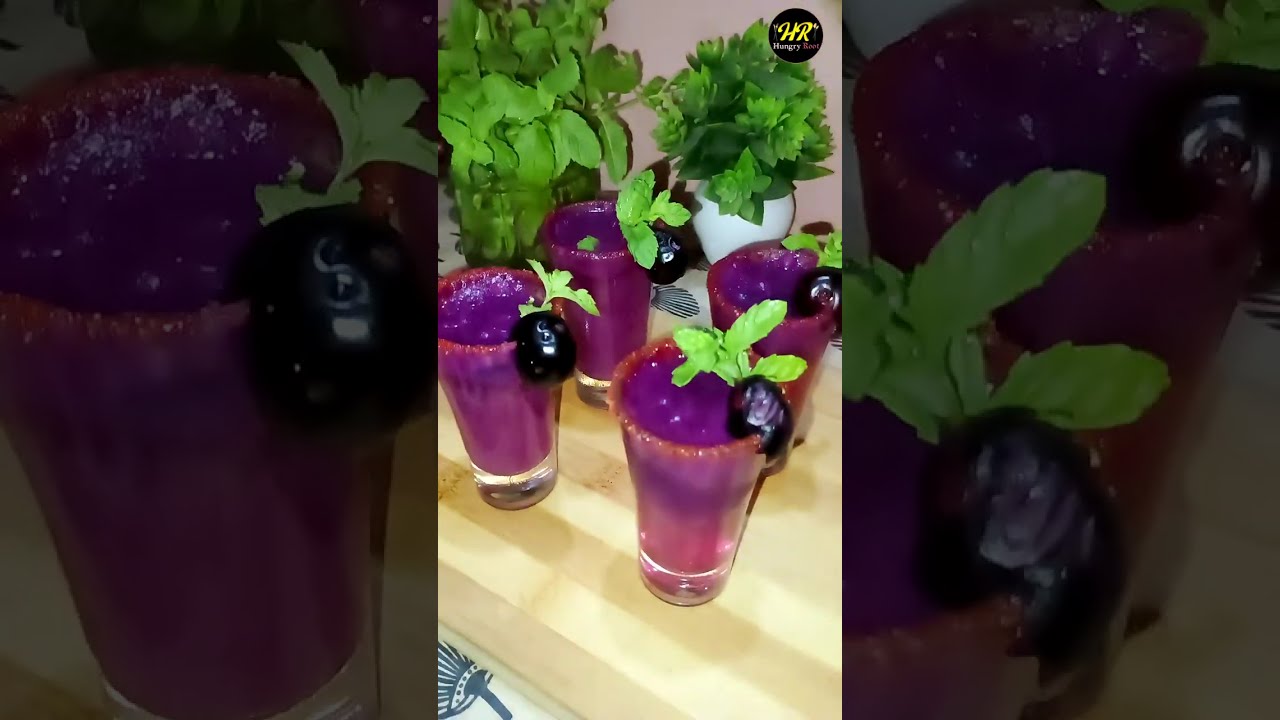 Jamun Shots | जामुन शॉट्स | Jamun Tequila Recipe | Jamun Mocktail Recipe | Jamun Drink #JamunShots