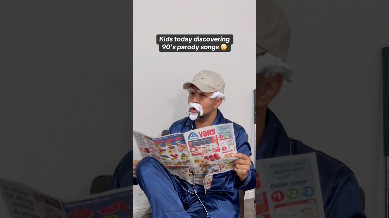 Kids today discovering 90&rsquo;s parody songs 🙄
