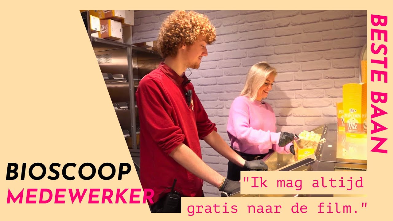 Popcorn scheppen en SLAPENDE MENSEN wekken! | BESTE BAAN - Bioscoopmedewerker Pathé