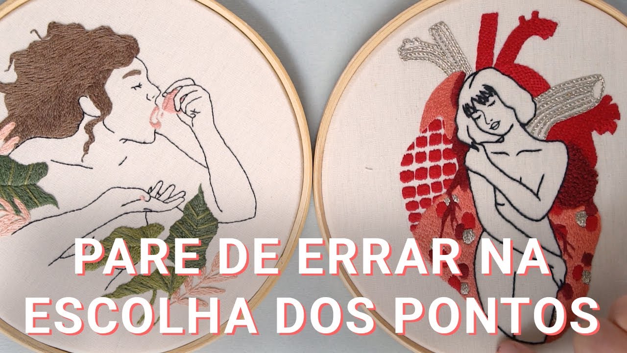 COMO ESCOLHER OS PONTOS NO BORDADO LIVRE