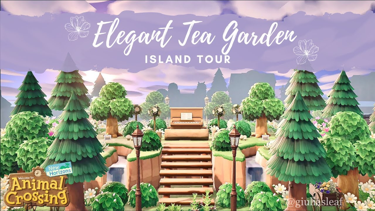 Elegant Tea Garden Island Tour | Animal Crossing New Horizons