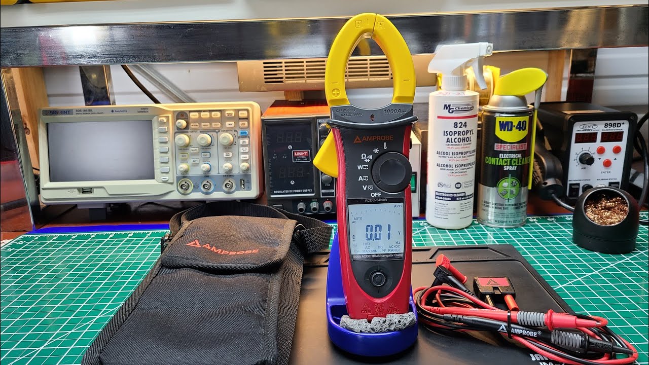 🇺🇸AMPROBE  54NAV True RMS Clamp Meter