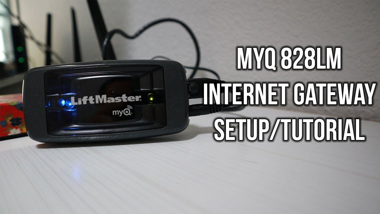 Liftmaster myQ 828LM Internet Gateway Install Tutorial