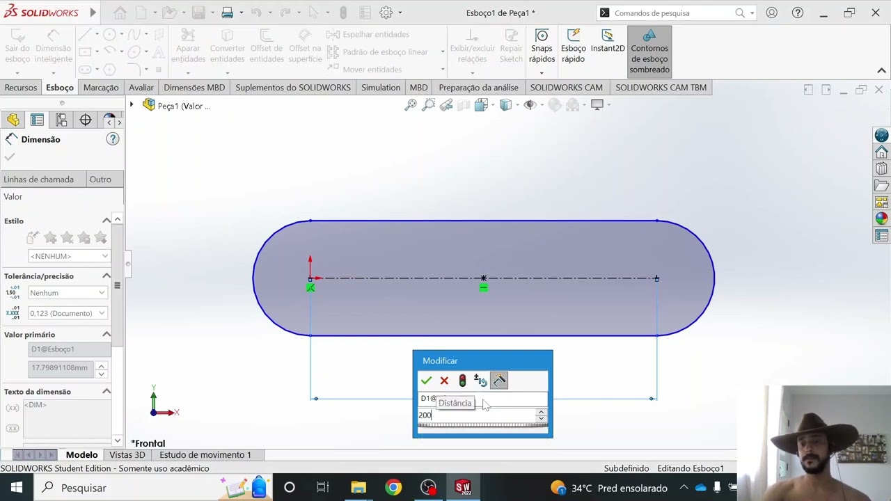 Esboço | Solidworks