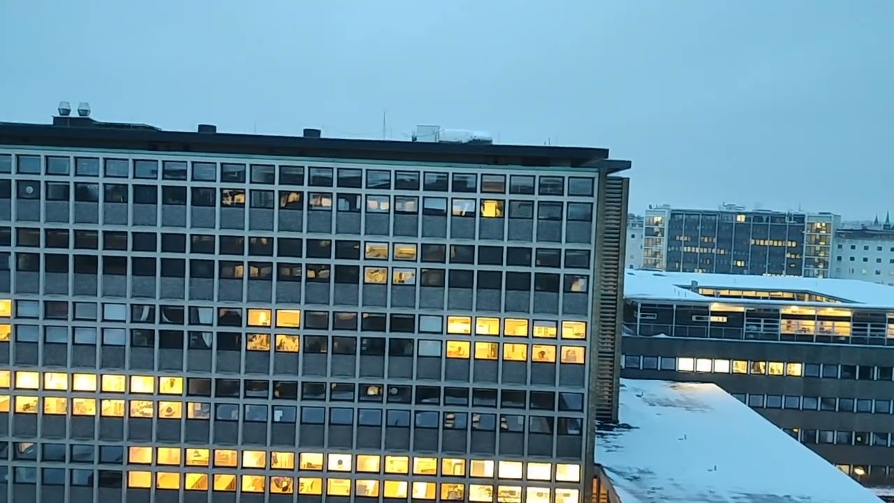 View from Balcony || Winter || Copenhagen University 