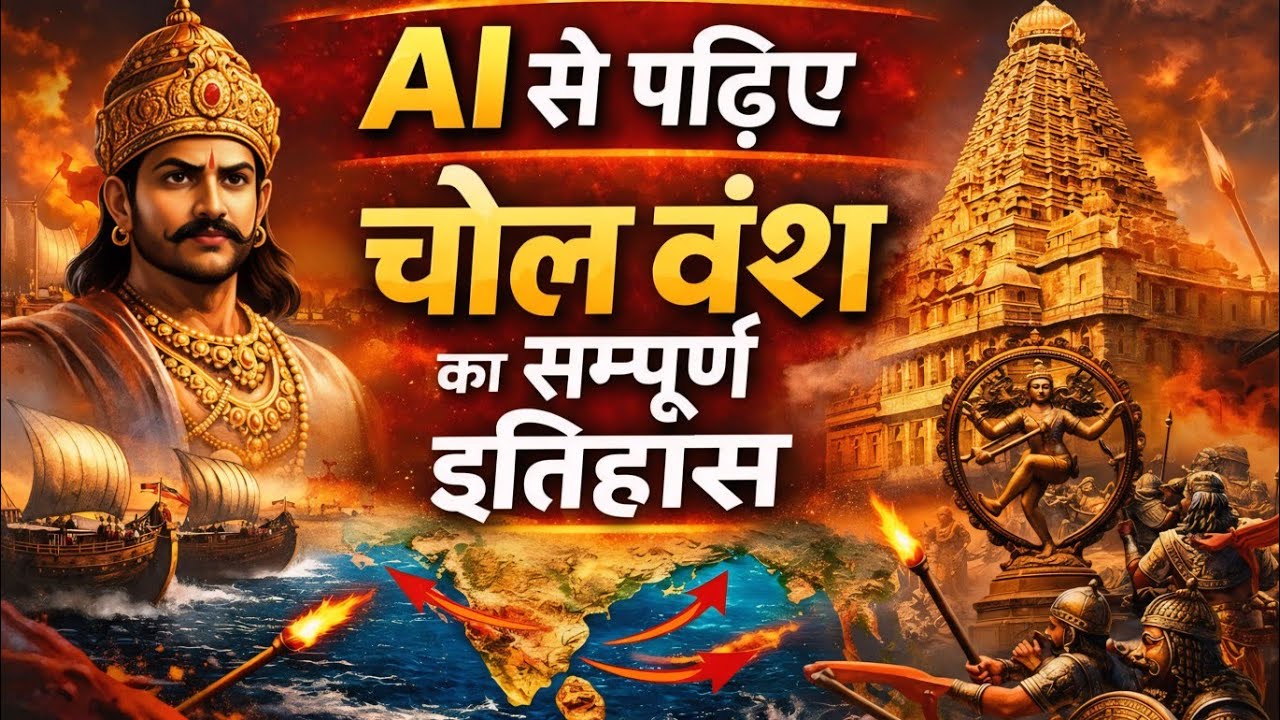 Ai से पढ़िए चोल वंश का सम्पूर्ण इतिहास | Chola Empire | Learn History With Ai | #aihistory 