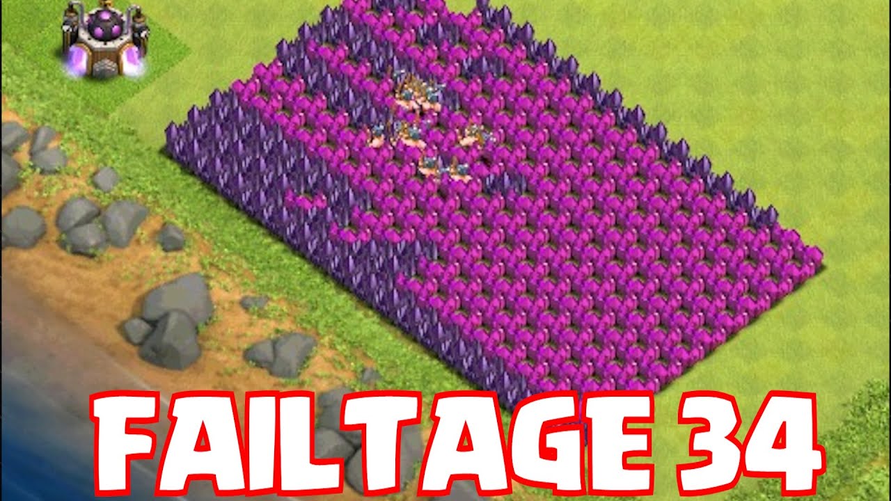 Clash Of Clans -FAILTAGE 34 (Fail like nobodies watching)