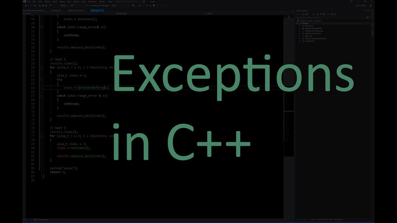 Tutorial Tuesdays 9: Exceptions