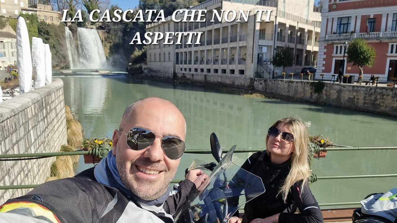 Isola del Liri e Montecassino in GS 1250 - Moto in Coppia - Cascate in città