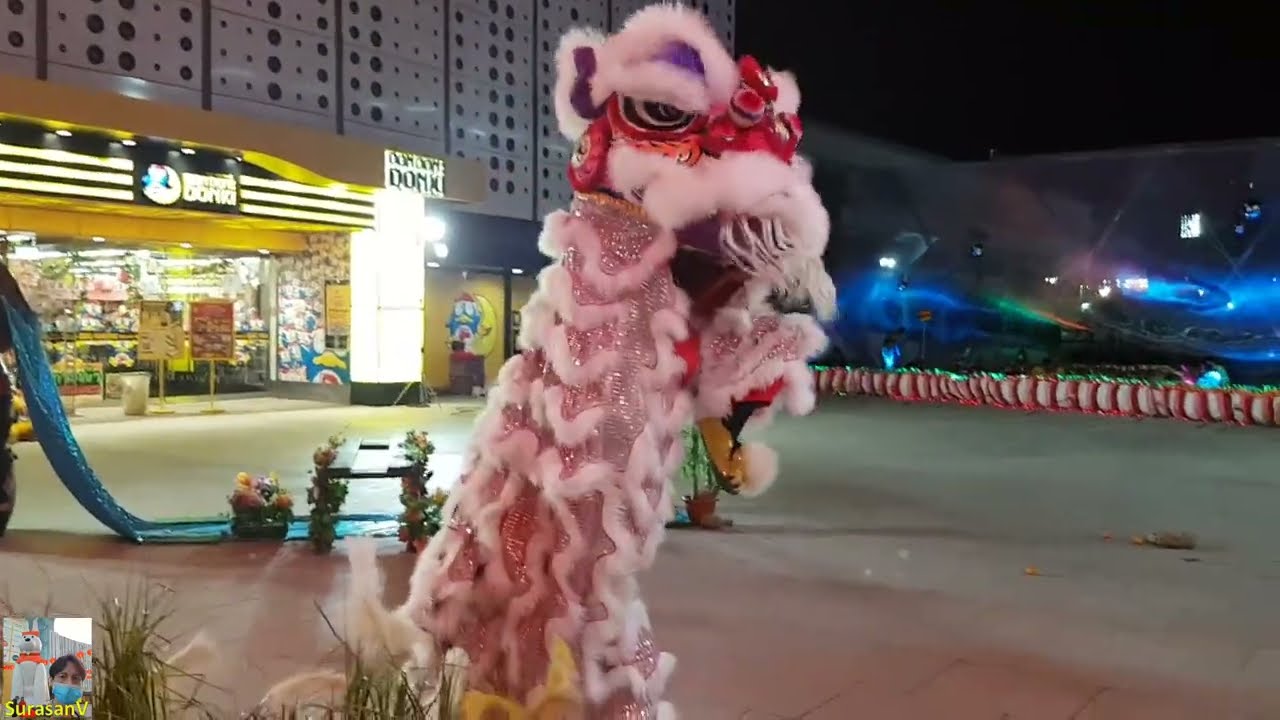 SurasanVตรุษจีนEp160 เชิดสิงโตค่ายกล Lion dance, ChineseNewYear, MBK CENTER