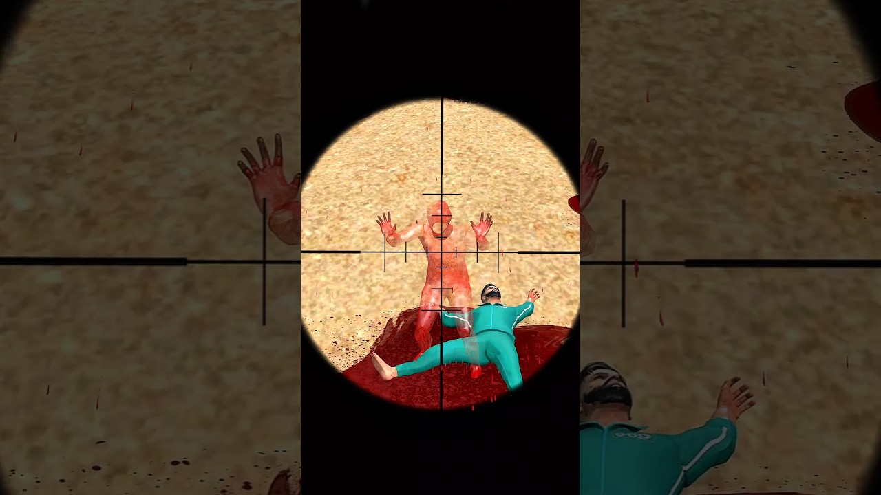 invisible man plays squid game #shorts #babyduck