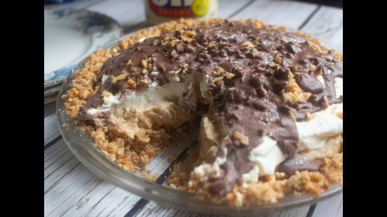 Peanut Butter Pie with Pretzel Crust