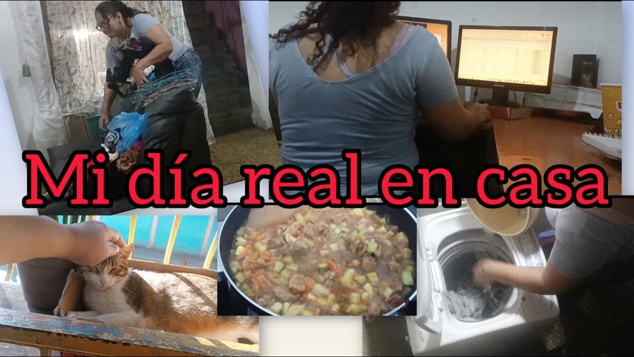 Caos organizado: mi día entre la cocina, la ropa y la compu