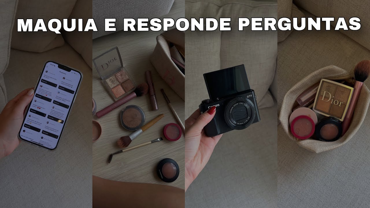 maquia e responde vocês | metas, relacionamento, dinheiro, viagens e mais 💔💐 - BRUNA EROLES