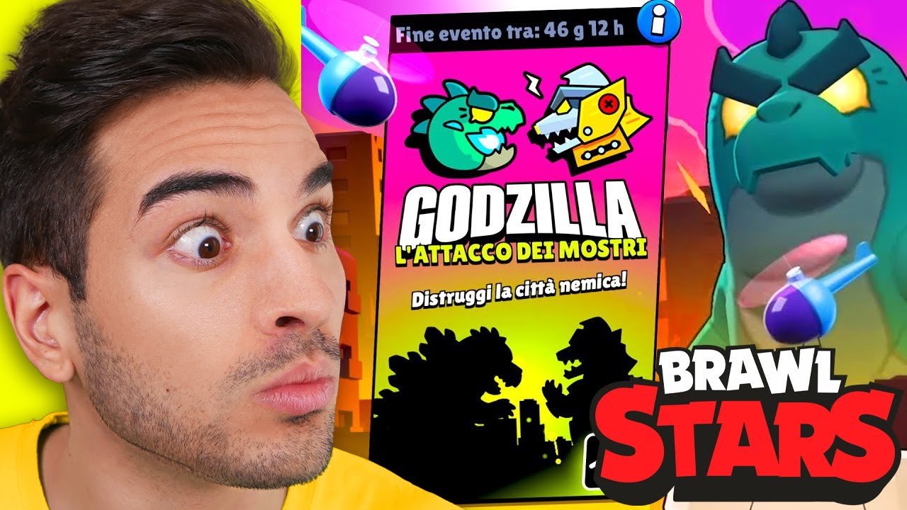 PROVO IL NUOVO EVENTO DI GODZILLA SU BRAWL STARS!!