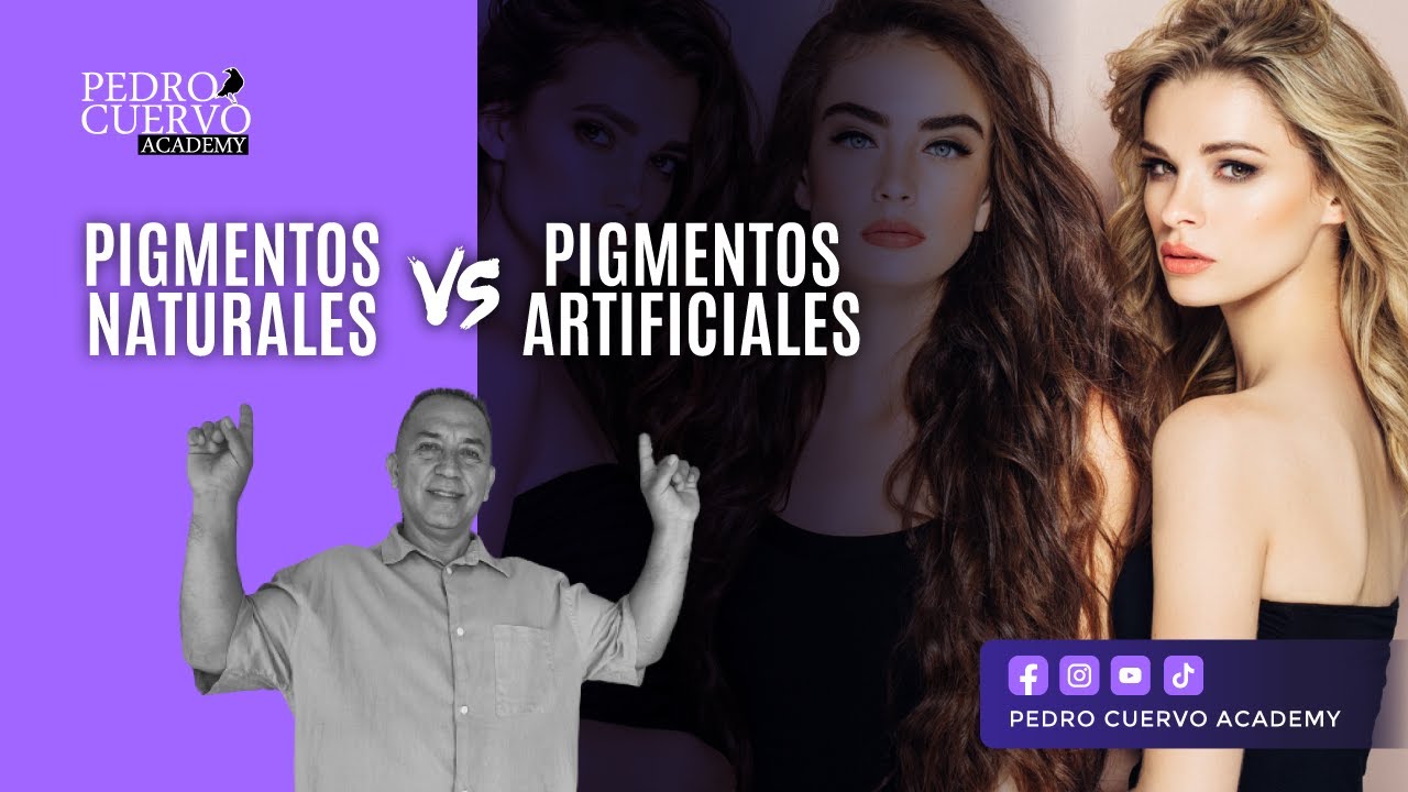 Pigmentos naturales VS Pigmentos artificiales