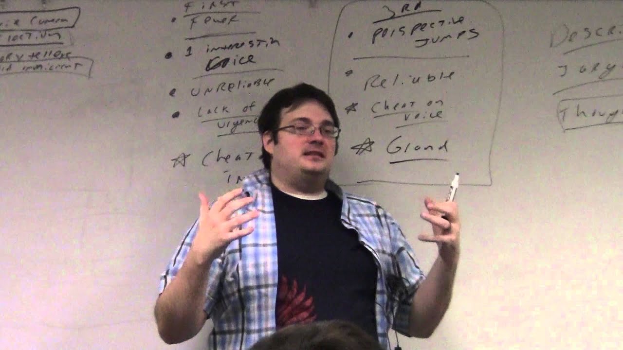 Brandon Sanderson 2013 Lecture 7: How To Not Break Viewpoint (5/7)