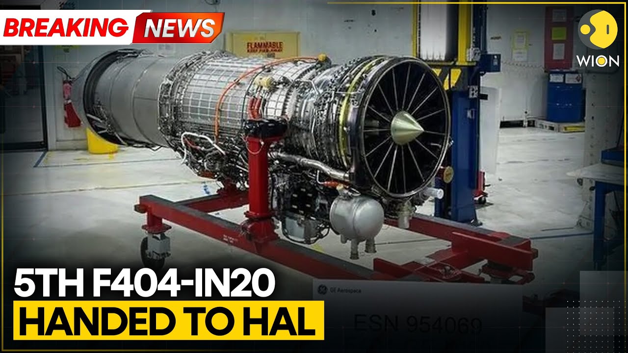 BREAKING: GE Aerospace Hands Over 5th F404-IN20 Engine To HAL | WION News