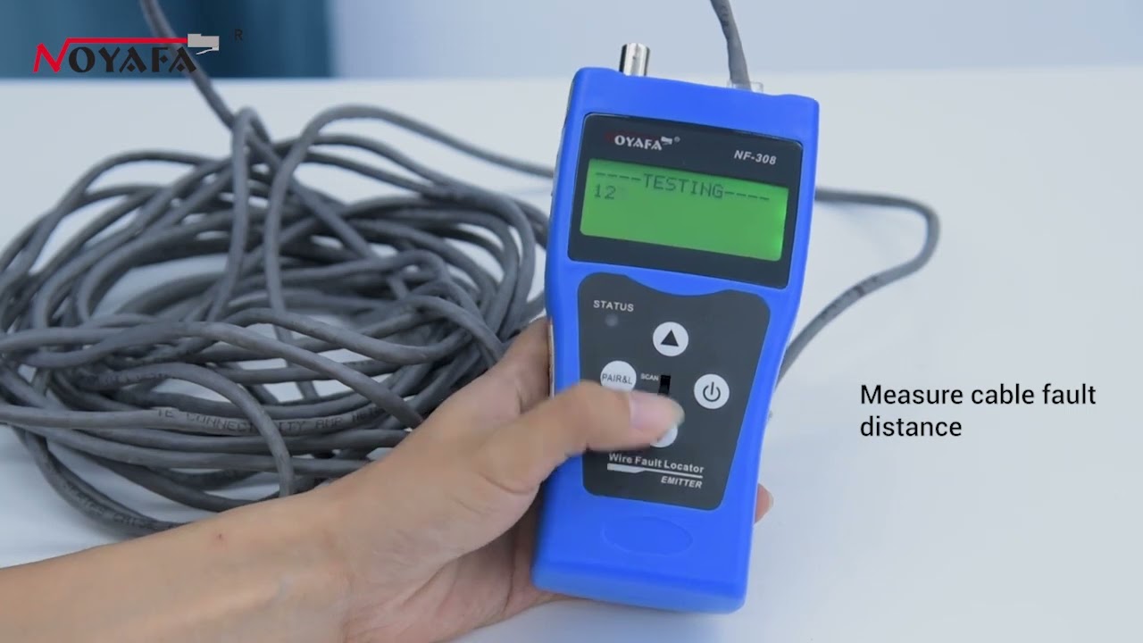 NF 308 Networking Cable Tester | rj45 & rj11 cable coaxial cable fault locator |Products Dispay