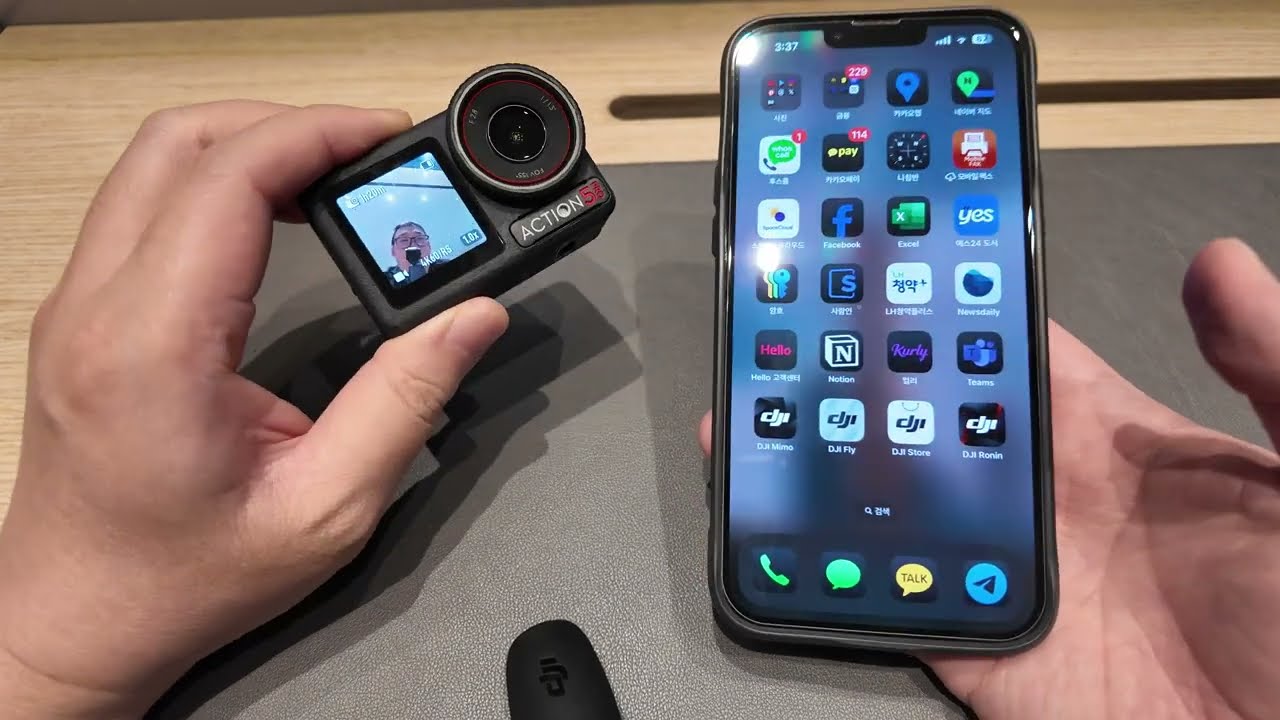 DJI mimo 원스텝 템플릿 편집을 곁들인 간편연결하기