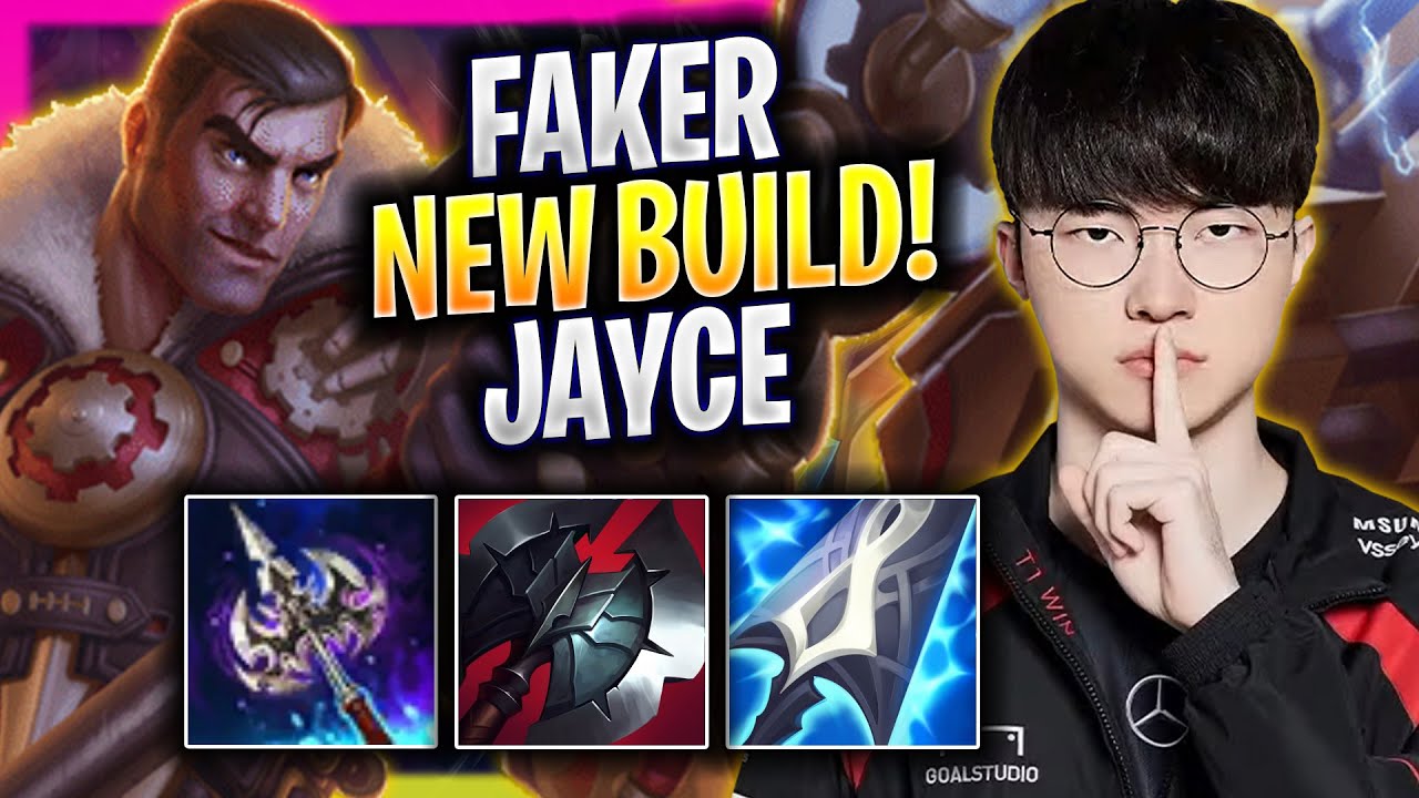 FAKER TRIES NEW JAYCE BUILD IN KOREA SOLOQ! - T1 Faker Plays Jayce MID vs Zed! | Season 2025