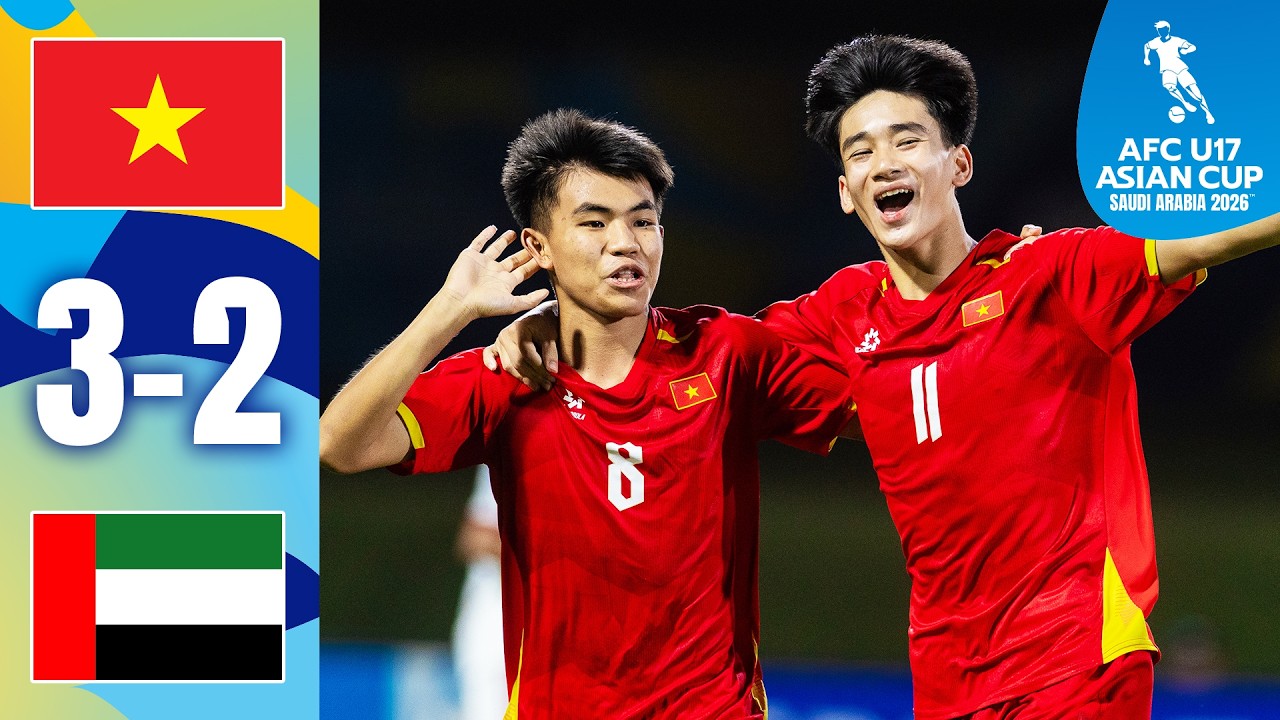 Vietnam edge thriller to go top! | Vietnam - United Arab Emirates | Highlights | AFC U17 Asian Cup&trade;