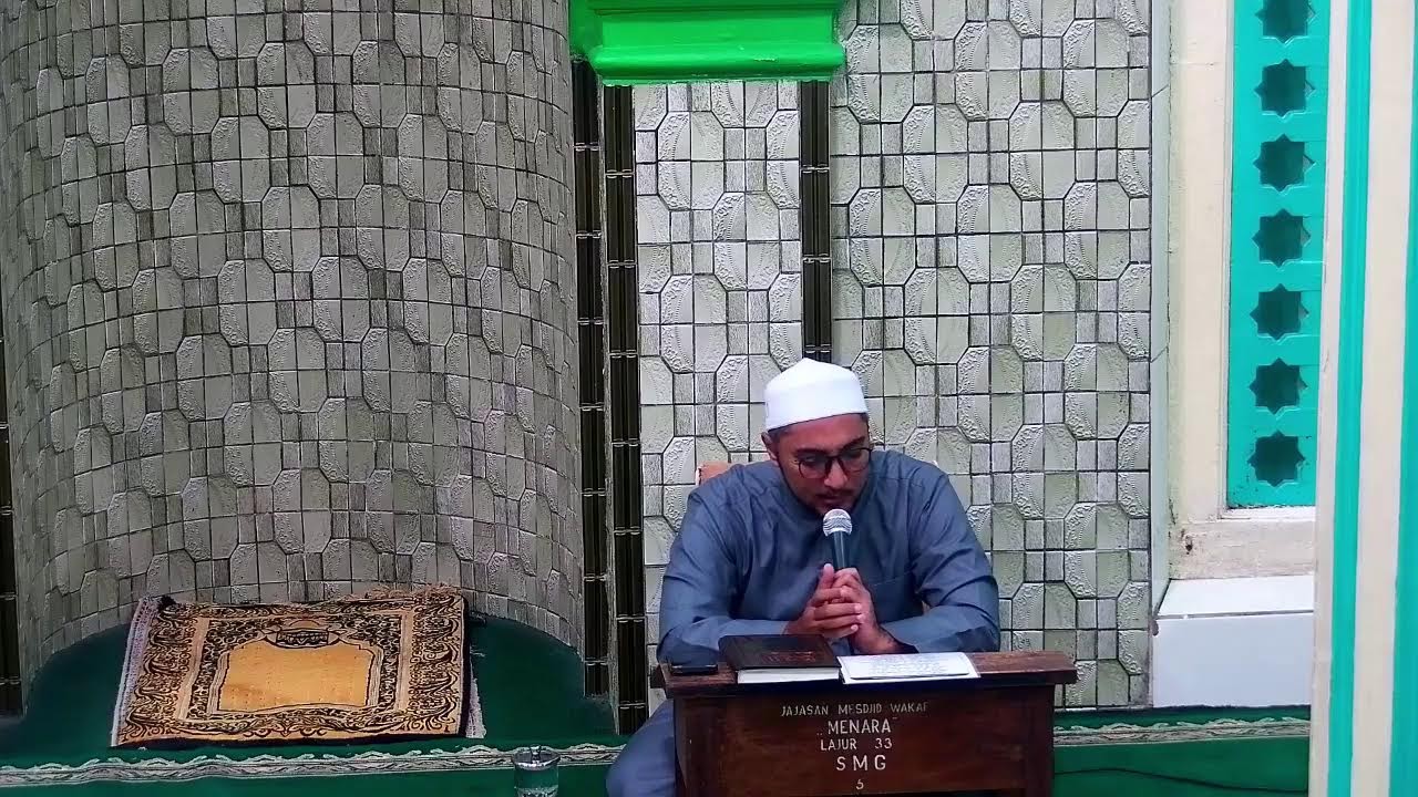 KAJIAN MASJID MENARA SEMARANG BERSAMA USTAZ HAMID BAAGIL