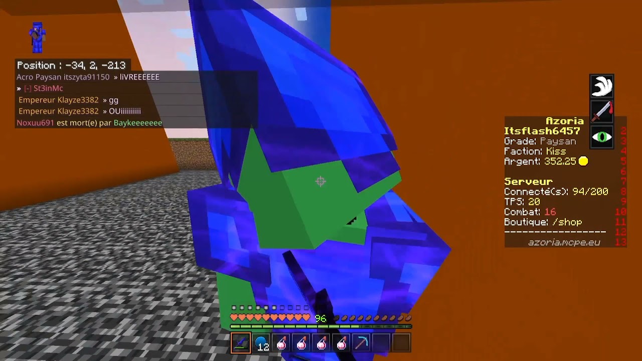 Plein de full renfo dropped ! | azoria mcpe