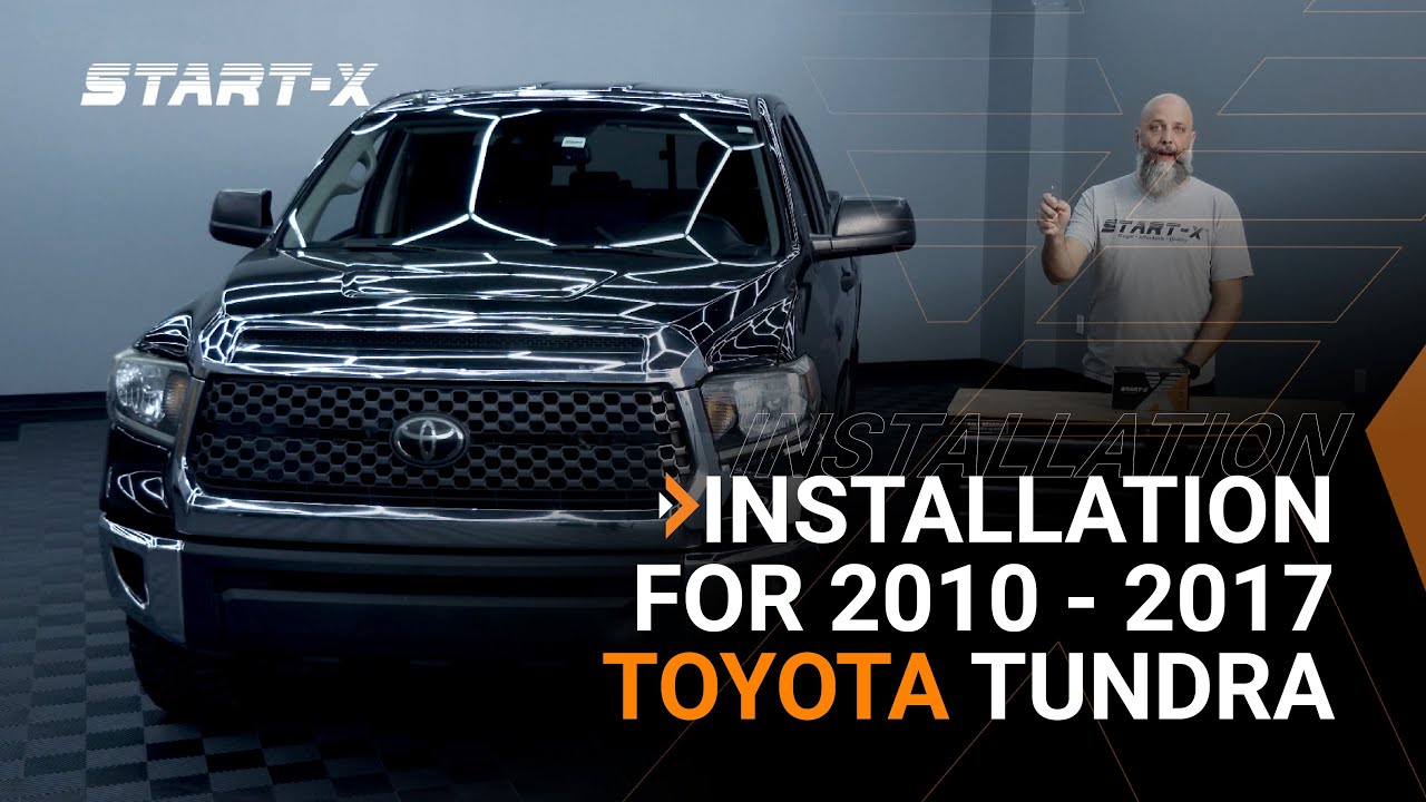 Установка: Toyota Tundra 2010 - 2017 Key Ignition Start-X Remote Start