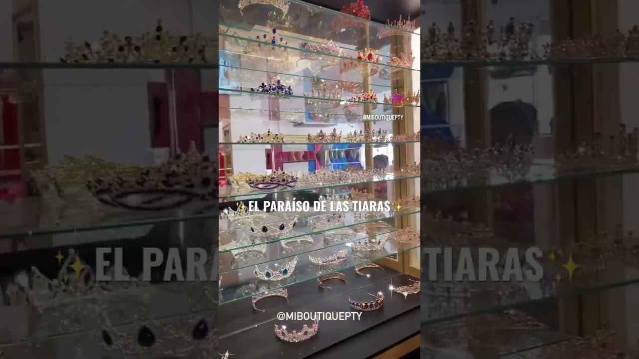 El paraíso de las tiaras si lo encuentras y está en mi Boutique Panamá✨