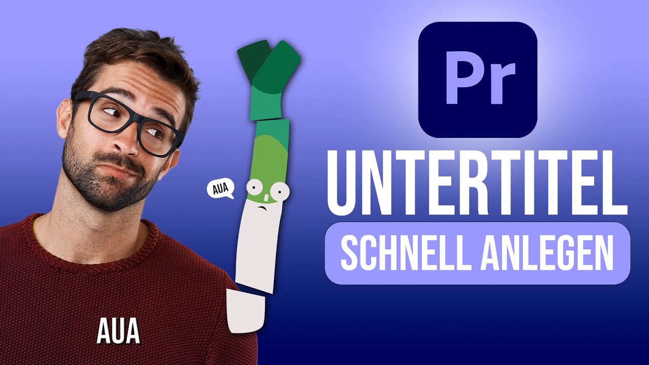 Adobe Premiere Tutorial - Untertitel erstellen