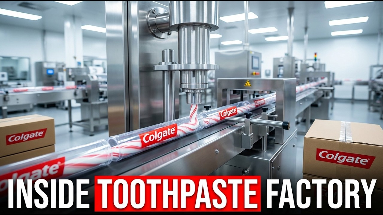 How Colgate Toothpaste Is Made In Factory – Mass Toothpaste Manufacturing Process