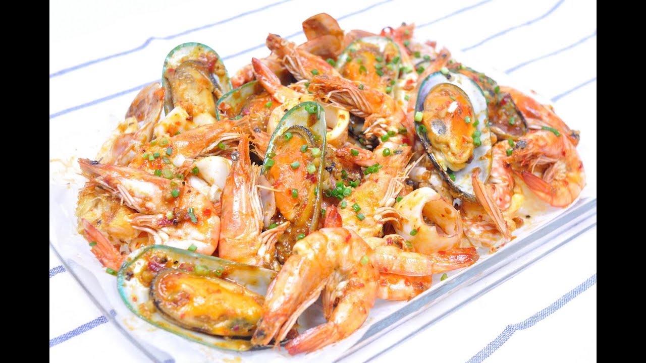 กุ้งถังทะเลถาด