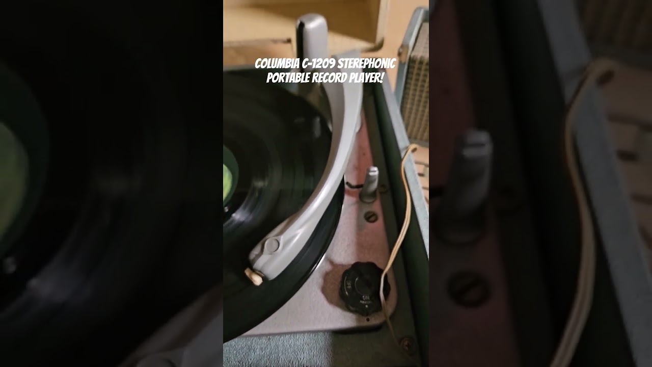 GMM Collects Vintage Find! 1962 Columbia Stereophonic Portable Record Player! Works! 