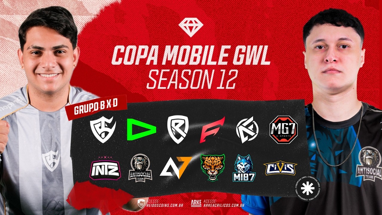 🔴 COPA MOBILE GWL - GRUPOS B x D #freefire